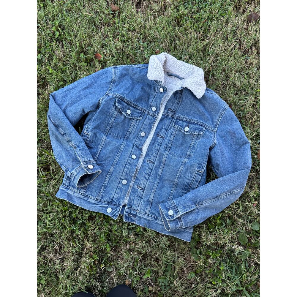 Sherpa Denim Jacket size Medium